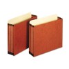 3 1/2 INCH EXPANSION FILE POCKETS, STRAIGHT, LETTER, REDROPE, 10/BOX