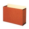 5 1/4 INCH EXPANSION FILE POCKET, STRAIGHT, LEGAL, REDROPE, 10/BOX