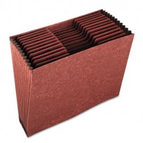 JAN-DEC ACCORDION OPEN FILE, 12 POCKETS, 1/3 TAB, LETHA TONE, LETTER, BROWN
