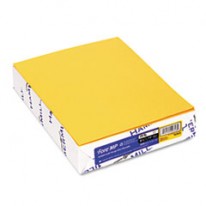 FORE MP RECYCLED COLORED PAPER, 20LB, 8-1/2 X 11, GOLDENROD, 500 SHEETS/REAM