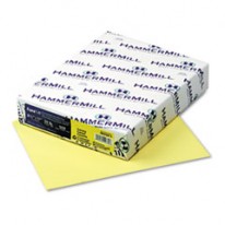 FORE MP RECYCLED COLORED PAPER, 20LB, 8-1/2 X 11, CANARY, 500 SHEETS/REAM
