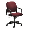 SOLUTIONS SEATING HIGH-BACK SWIVEL/TILT CHAIR, BURGUNDY