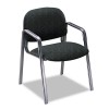 SOLUTIONS SEATING LEG BASE GUEST ARM CHAIR, BLACK