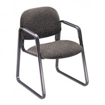 SOLUTIONS SEATING SLED BASE GUEST CHAIR, GRAY