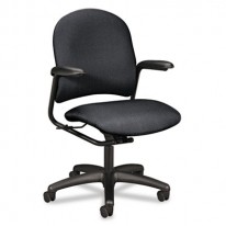 ALARIS 4220 SERIES MID-BACK SWIVEL/TILT TASK CHAIR, IRON GRAY UPHOLSTERY