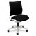 ALARIS 4240 SERIES ARMLESS MID-BACK SWIVEL/TILT WORK CHAIR, RAVEN