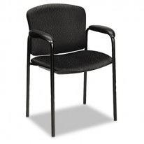 TIEMPO GUEST ARM CHAIR WITHOUT CASTERS, BLACK