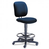 COMFORTASK TASK SWIVEL STOOL, BLUE