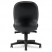 SENSIBLE SEATING HIGH-BACK PNEUMATIC SWIVEL CHAIR, BLACK