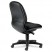 SENSIBLE SEATING HIGH-BACK PNEUMATIC SWIVEL CHAIR, BLACK