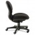 SENSIBLE SEATING MID-BACK PNEUMATIC SWIVEL CHAIR, BLACK