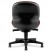 SENSIBLE SEATING MID-BACK PNEUMATIC SWIVEL CHAIR, WINE