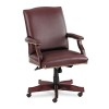 JACKSON 6570 SERIES EXECUTIVE MID-BACK SWIVEL/TILT CHAIR, BURGUNDY LEATHER