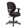 UNANIMOUS 24-HOUR TASK SERIES MID-BACK SWIVEL/TILT CHAIR, CLARET BURGUNDY FABRIC