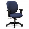 UNANIMOUS 24-HOUR TASK SERIES MID-BACK SWIVEL/TILT CHAIR, NAVY BLUE FABRIC