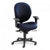 UNANIMOUS HIGH-PERFORMANCE MID-BACK TASK CHAIR, NAVY BLUE FABRIC