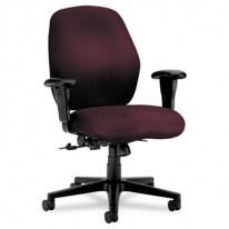 7800 SERIES MID-BACK TASK CHAIR, TECTONIC WINE