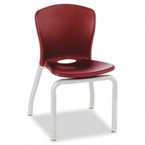 ACCOMPLISH CHAIRS, 18 X 17-1/4 X 26-5/8, GARNET, 4/CARTON