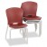 ACCOMPLISH CHAIRS, 19-7/8 X 19-3/4 X 30-1/2, GARNET, 4/CARTON