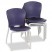 ACCOMPLISH CHAIRS, 19-7/8 X 19-3/4 X 30-1/2, NAVY, 4/CARTON