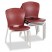 ACCOMPLISH CHAIRS, 21-3/4 X 22-1/4 X 33-5/8, GARNET, 4/CARTON