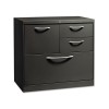 FLAGSHIP FILE CENTER W/BOX/FILE/LATERAL FILE DRAWERS, 30W X 18D X 28H, CHARCOAL