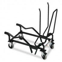 OLSON FLEX STACKER SERIES CART, 19-3/8 X 38-7/8 X 38-5/8, BLACK