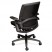 F3 SERIES ILIRA STRETCH-BACK WORK CHAIR, BLACK, BLACK UPHOLSTERY