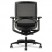 F3 SERIES ILIRA STRETCH-BACK WORK CHAIR, BLACK, BLACK UPHOLSTERY