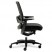 F3 SERIES ILIRA STRETCH-BACK WORK CHAIR, BLACK, BLACK UPHOLSTERY