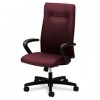 IGNITION SERIES EXECUTIVE HIGH-BACK CHAIR, WINE FABRIC UPHOLSTERY