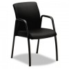 IGNITION SERIES GUEST CHAIR WITH ARMS, BLACK FABRIC UPHOLSTERY