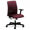 IGNITION SERIES LOW-BACK TASK CHAIR, WINE FABRIC UPHOLSTERY