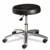 MEDICAL EXAM STOOL WITHOUT BACK, 24-1/4 X 27-1/4 X 22, BLACK