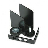 SIMPLICITY II SYSTEMS CONNECTING HARDWARE, PERMANENT WALL-MOUNTING KIT, BLACK