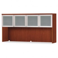 PARK AVENUE STACK-ON STORAGE, FROSTED DOORS, 72 X 14-3/4 X 37-1/8, HENNA CHERRY