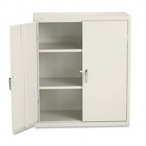 ASSEMBLED STORAGE CABINET, 36W X 18 1/4D X 41 3/4H, PUTTY