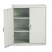 ASSEMBLED STORAGE CABINET, 36W X 18 1/4D X 41 3/4H, LIGHT GRAY