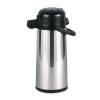 COMMERCIAL GRADE 2.2 LITER AIRPOT, W/PUSH-BUTTON PUMP, STAINLESS STEEL