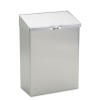 WALL MOUNT CONVERTIBLE SANITARY NAPKIN RECEPTACLE, 8 X 4 X 11, STAINLESS STEEL