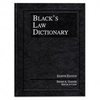 BLACK'S LAW DICTIONARY, HARDCOVER, 1,738 PAGES