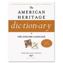 AMERICAN HERITAGE DICTIONARY OF THE ENGLISH LANGUAGE, 2,112 PAGES