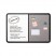 INGENUITY COMBO DRY ERASE/FABRIC BOARD, RESIN FRAME, 66 X 42, BLACK FRAME