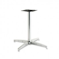 OFFICEWORKS ROUND TABLE BASE, 31W X 28H, CHROME FINISH