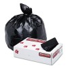 SUPER EXTRA-HEAVY CAN LINERS, 60 GALLON, 1.7MIL, 38 X 58, BLACK, 100/PACK