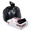 INDUSTRIAL STRENGTH LOW-DENSITY COMMERCIAL CAN LINER, 40-45 GAL, BLK, 100/CARTON