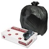 INDUSTRIAL STRENGTH COMMERCIAL CAN LINERS, 33GAL, .6 MIL, BLACK, 200/CARTON