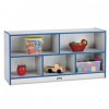 RAINBOW ACCENTS SINGLE STORAGE UNITS, 48W X 15D X 24-1/2H, BLUE/FRECKLED GRAY