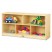 TODDLER SINGLE MOBILE STORAGE UNIT, 48W X 15D X 24-1/2H, WHITE