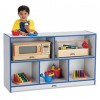 RAINBOW ACCENTS SINGLE STORAGE UNITS, 48W X 15D X 29-1/2H, BLUE/FRECKLED GRAY